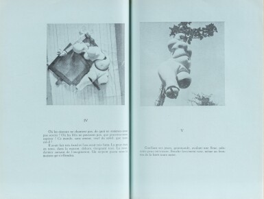 View full screen - View 1 of Lot 9. Messages 1939. Cahiers trimestriels. Demi-veau de Jean-Paul Miguet. Édition originale. Avec le tiré à part "Jeux vagues de la poupée"..