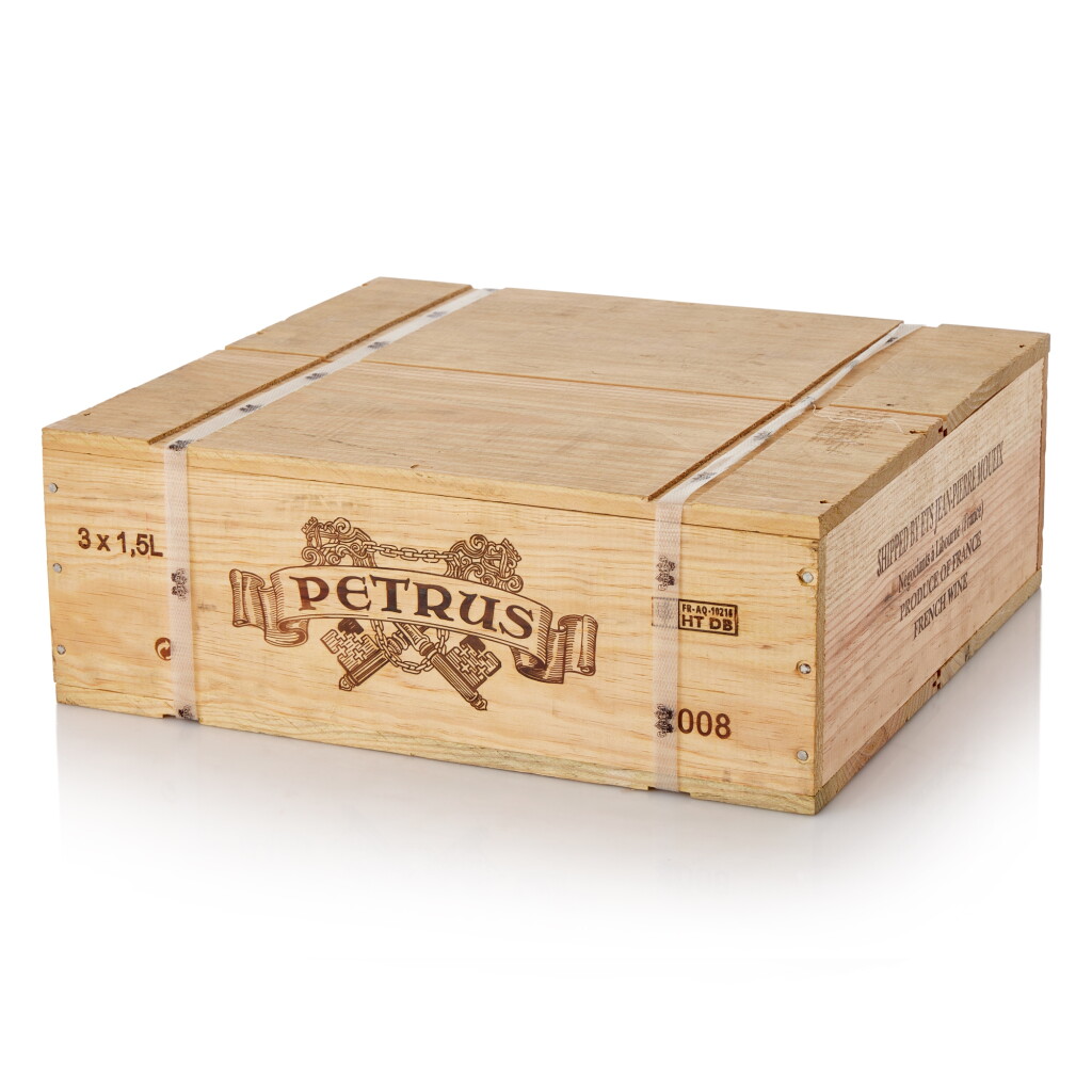 View full screen - View 1 of Lot 6020. Petrus 2008 (3 MAG).