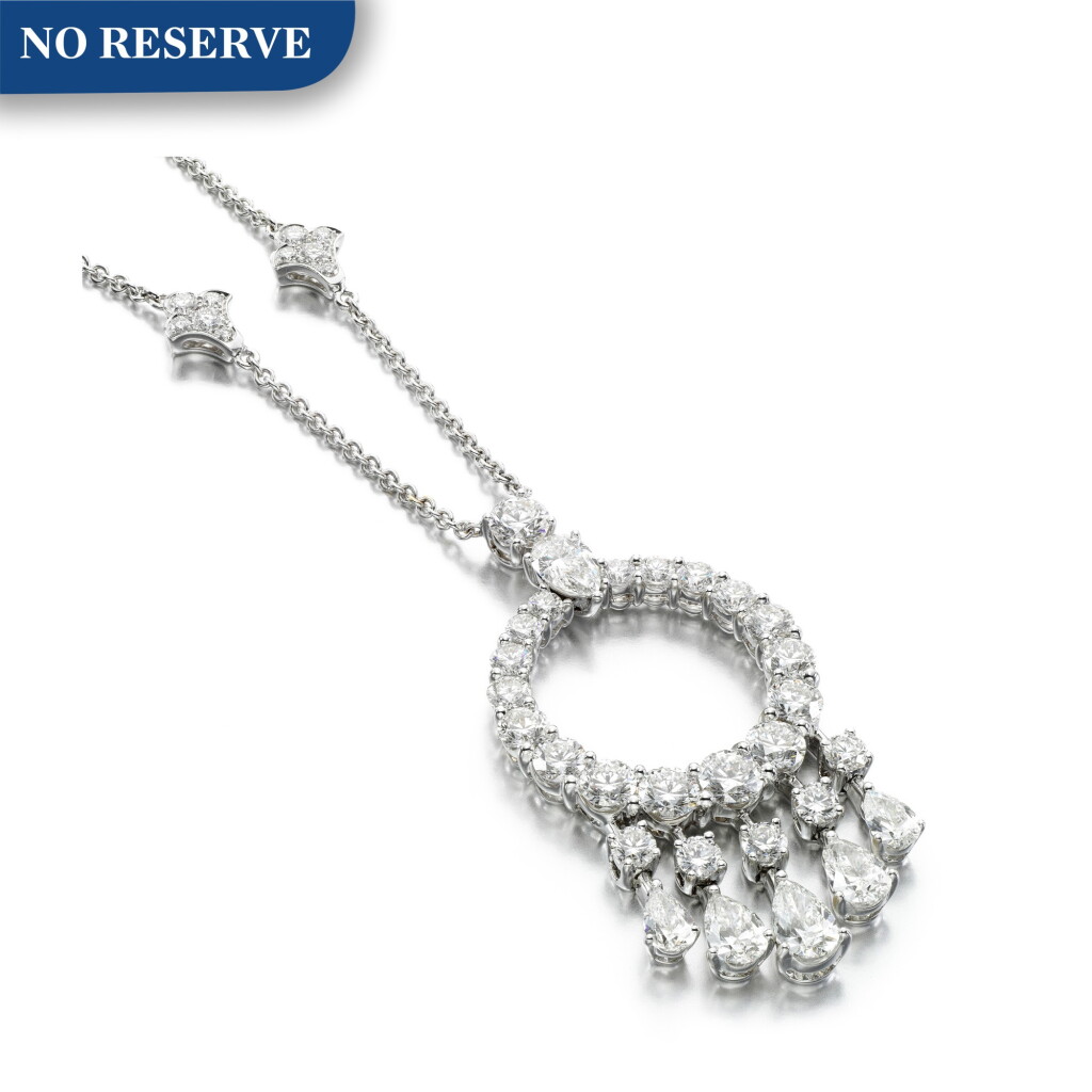 View full screen - View 1 of Lot 132. Diamond pendant necklace, 'Mini Gypsy'.