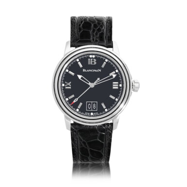 View full screen - View 1 of Lot 8055. Blancpain | Léman, A stainless steel wristwatch with date, circa 2005 | 寶珀 | Léman 精鋼腕錶,備日期顯示,約2005年製.