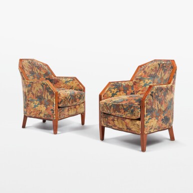 View full screen - View 1 of Lot 64. Pair of Armchairs.