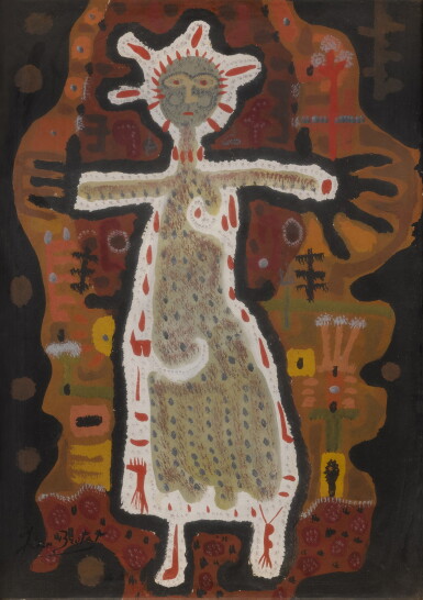 View full screen - View 1 of Lot 3. Untitled (Figure).