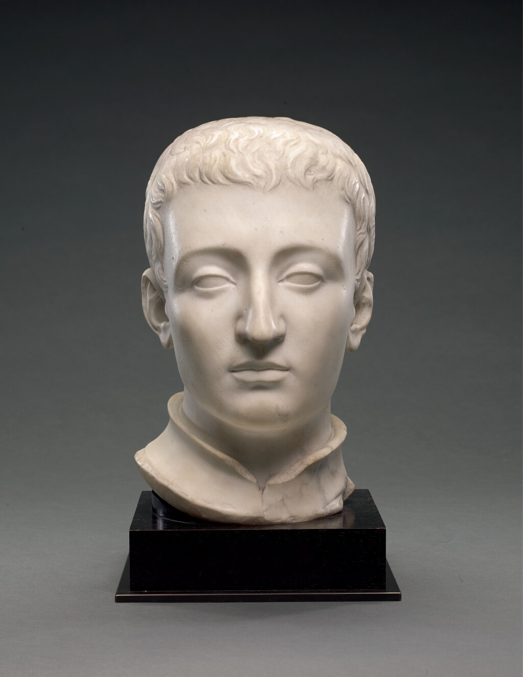 View full screen - View 1 of Lot 59. ATTRIBUTED TO DOMENICO POGGINI (1520-1590), ITALIAN, FLORENCE, 16TH CENTURY | HEAD OF A YOUNG MAN, POSSIBLY PIETRO DE' MEDICI (1554-1604).