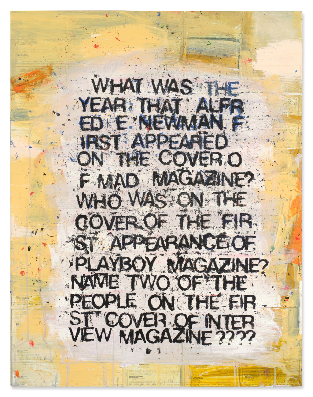 View full screen - View 1 of Lot 558. Untitled (Question).