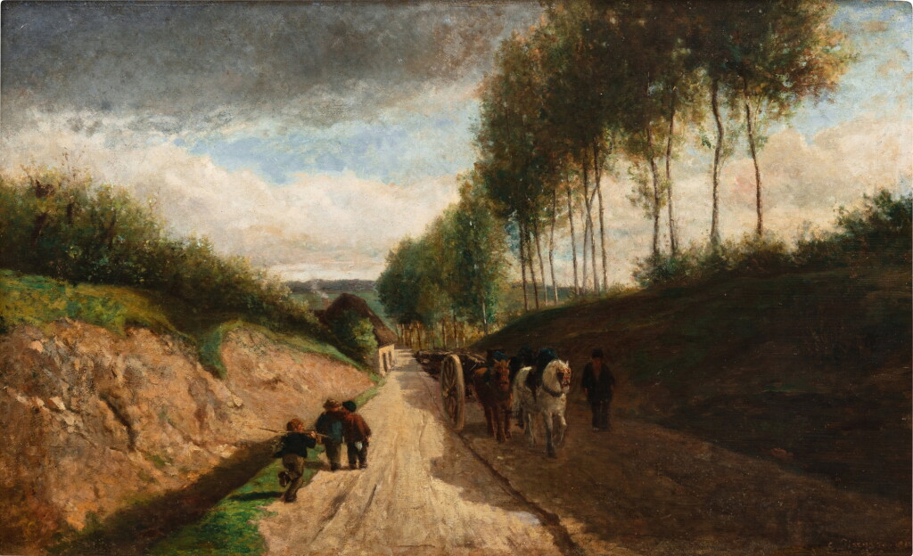 View full screen - View 1 of Lot 45. Chemin creux, environs de Chailly.