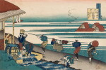 KATSUSHIKA HOKUSAI (1760-1849) POEM BY DAINAGON TSUNENOBU (MINAMOTO NO TSUNENOBU, KATSURA NO DAINAGON) | EDO PERIOD, 19TH CENTURY