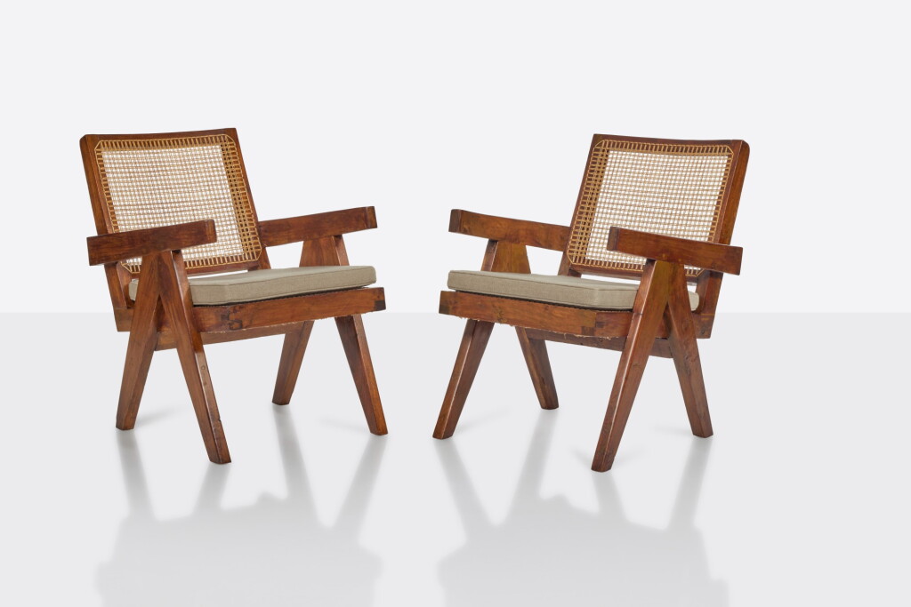 View full screen - View 1 of Lot 455. Pair of Easy Armchairs.