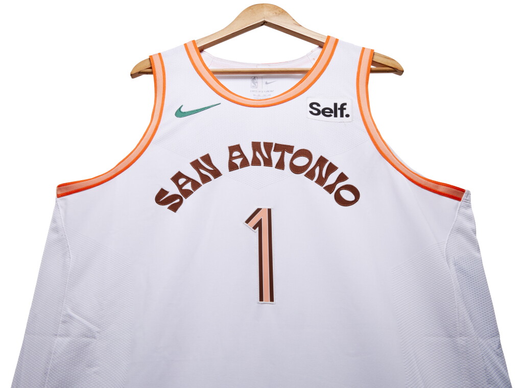 View full screen - View 1 of Lot 1. Victor Wembanyama Game Worn ‘Skills Challenge’ City Edition Jersey.