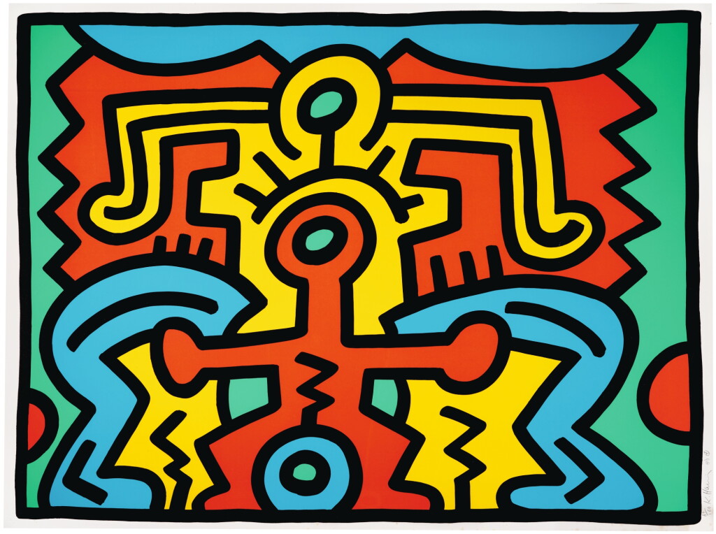 View full screen - View 1 of Lot 190. KEITH HARING | UNTITLED (L. P. 91).