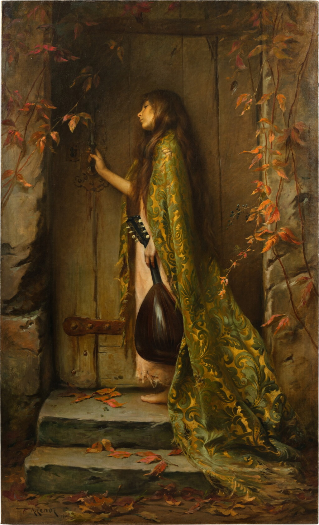 View full screen - View 1 of Lot 79. La Petite Cigale or Portrait of the artist's daughter | La Petite Cigale ou Portrait de la fille de l'artiste.