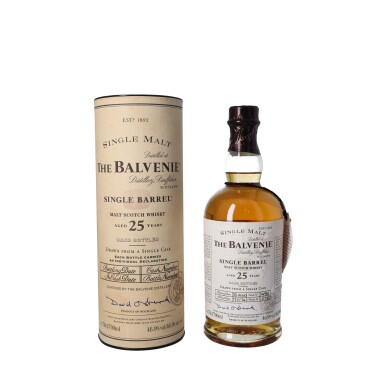 View full screen - View 1 of Lot 5081. The Balvenie 25 Year Old Single Barrel 46.9 abv 1974 (1 BT70).