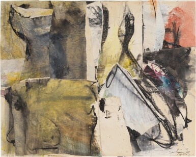 View full screen - View 1 of Lot 290. Night Landscape Woods Hole.