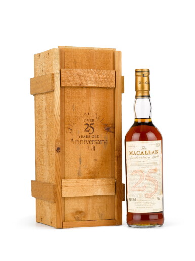 View full screen - View 1 of Lot 10. The Macallan 25 Year Old Anniversary Malt 1965 (1 BT70).