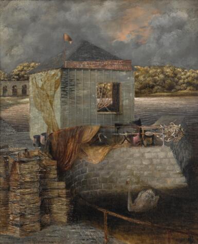 View full screen - View 1 of Lot 131. PRUNELLA CLOUGH | INVERARAY QUAY.