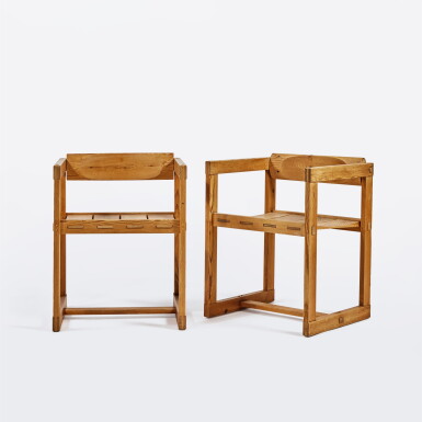 View full screen - View 1 of Lot 141. Pair of Armchairs.