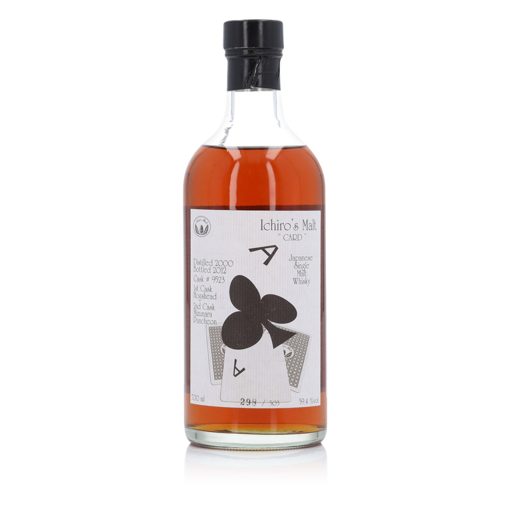 View full screen - View 1 of Lot 505. Hanyu Ichiro's Malt Card Series Ace of Clubs Cask #9523 59.4 abv 2000 (1 Bottle 70cl).