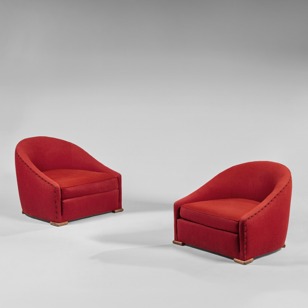 View full screen - View 1 of Lot 71. Pair of Lounge Chairs.
