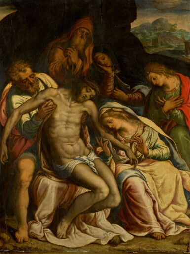 View full screen - View 1 of Lot 12. LIVIO AGRESTI, CALLED RICCIUTINO | The Lamentation.