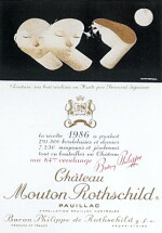 Château Mouton Rothschild 1986 (2 BT)