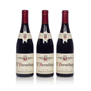 View full screen - View 1 of Lot 294. Hermitage Rouge 2014 Jean-Louis Chave (6 BT).