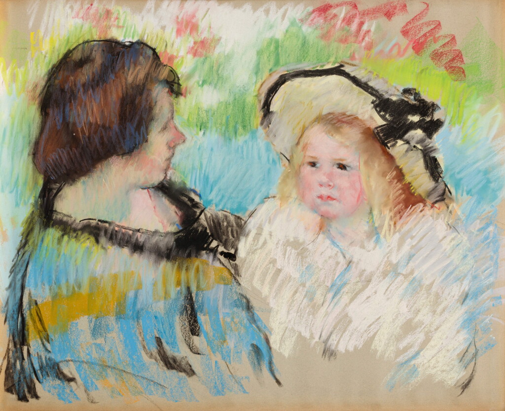 View full screen - View 1 of Lot 225. Mère et enfant .