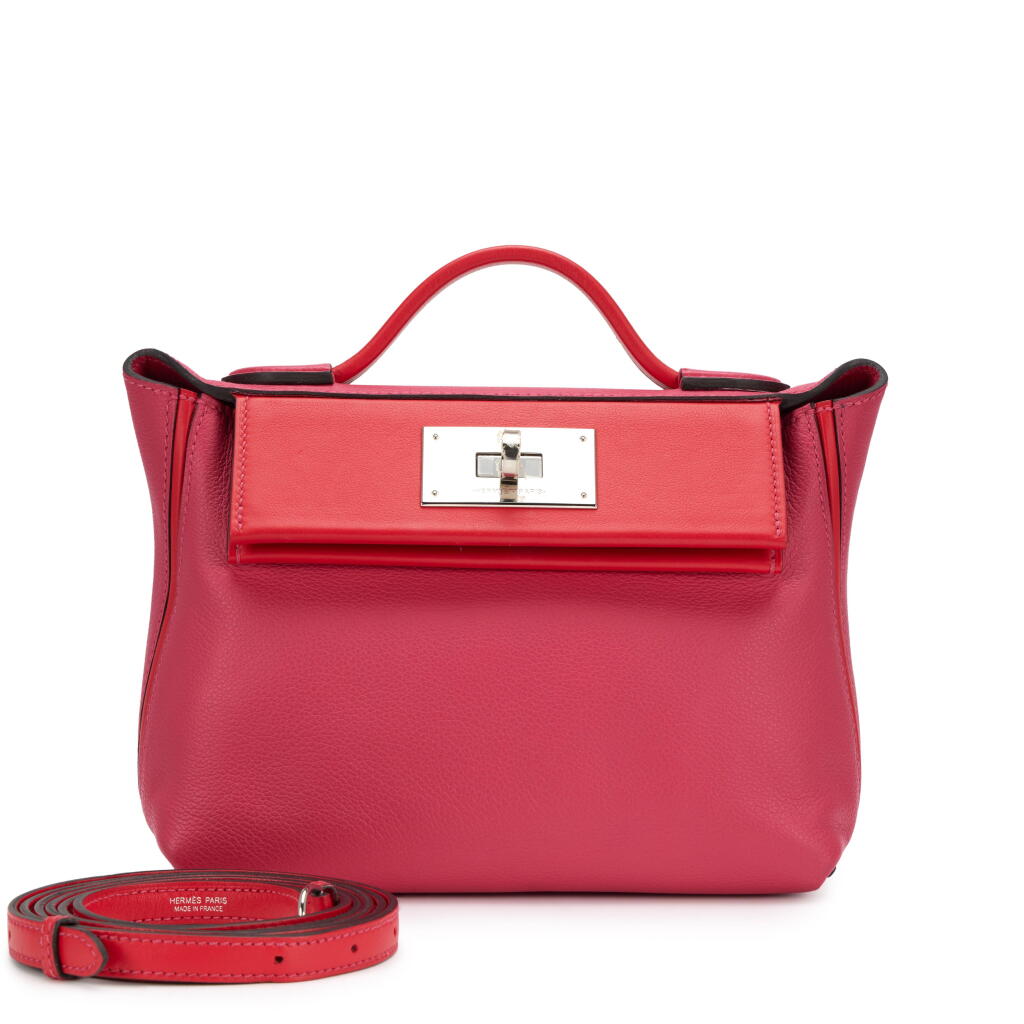 View full screen - View 1 of Lot 46. Rose Mexico and Rouge de Coeur Evercolor and Swift 24/24 21 Palladium Hardware, 2020.
