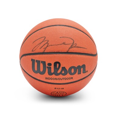 View full screen - View 1 of Lot 87. Michael Jordan Signed Basketball.