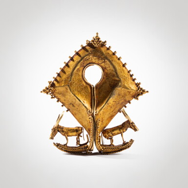 View full screen - View 1 of Lot 273. Mamuli Earring, Sumba, Indonesia.