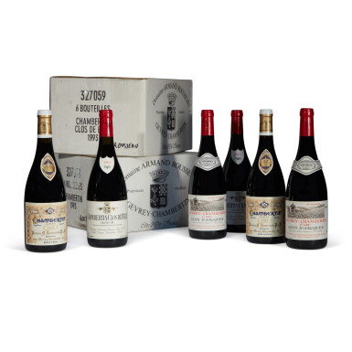 View full screen - View 1 of Lot 118. Gevrey Chambertin, Clos St. Jacques 1993 Domaine Armand Rousseau (9 BT) .
