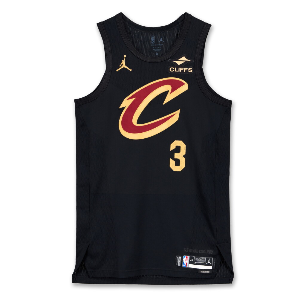 View full screen - View 1 of Lot 50. Caris LeVert Cleveland Cavaliers 2024-2025 Emirates NBA Cup Game Worn Statement Edition Jersey.
