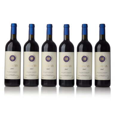 View full screen - View 1 of Lot 197. Sassicaia 2007 (12 BT).
