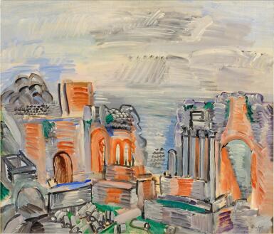 View full screen - View 1 of Lot 250. Le Théâtre grec à Taormina .