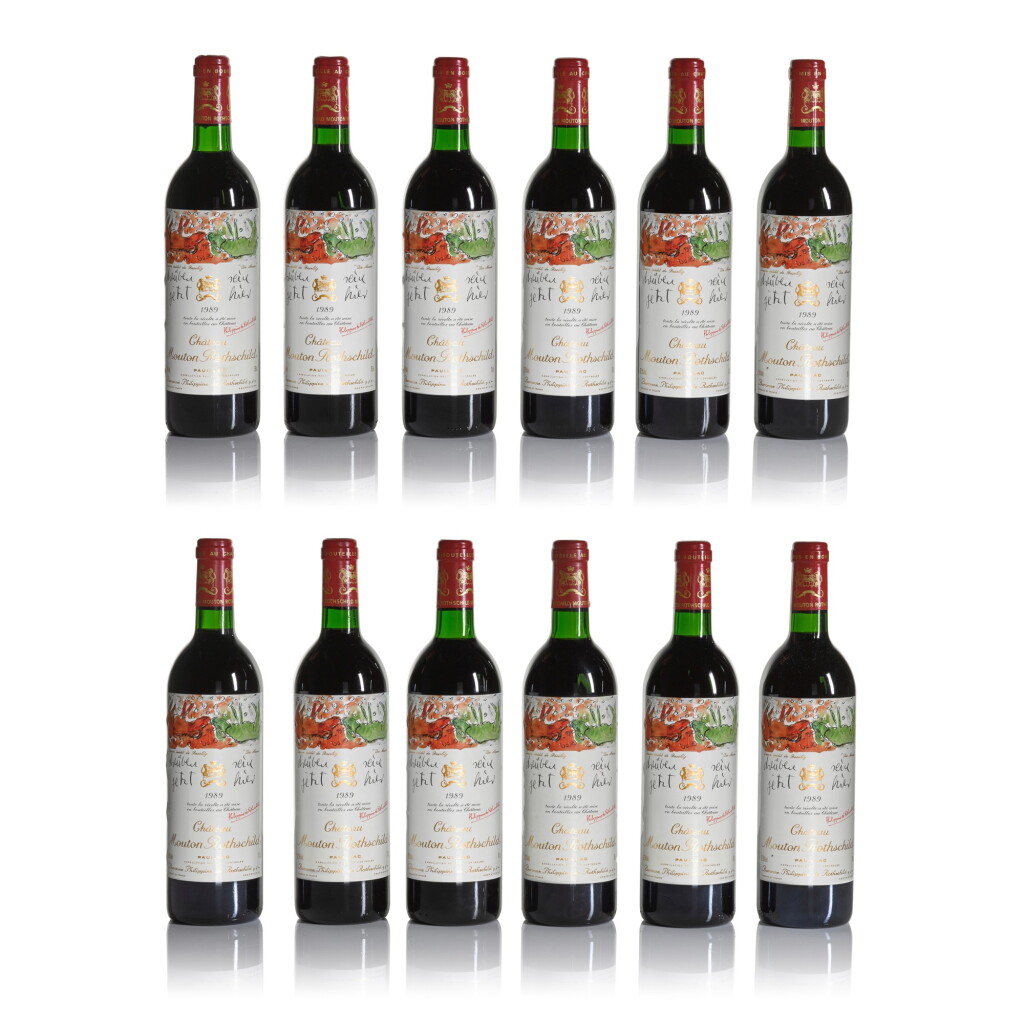 View full screen - View 1 of Lot 20. Château Mouton Rothschild 1989 (12 BT).