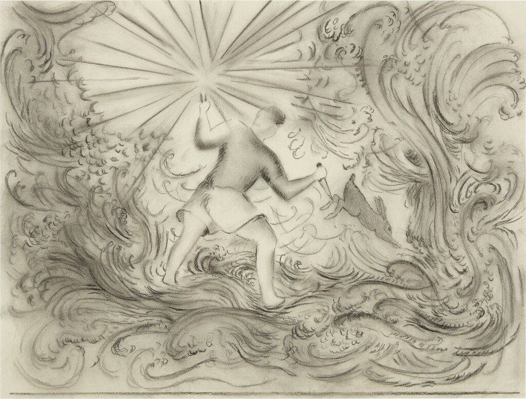 View full screen - View 1 of Lot 139. Study for Rabbit Dinner.