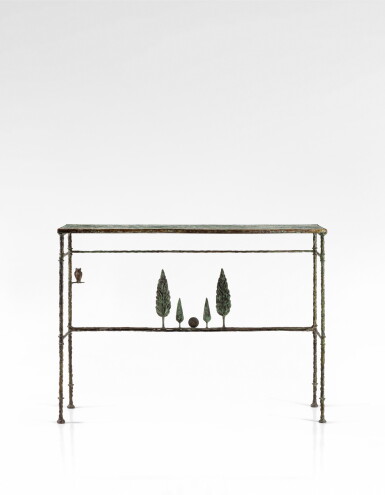 View full screen - View 1 of Lot 47. Unique console Hommage à Böcklin, special commission.