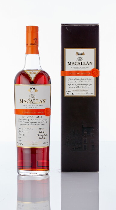 Voir en plein écran - Voir 1 du lot 6042. The Macallan 13 Year Old Easter Elchies Cask Selection 2010 (1 BT70).