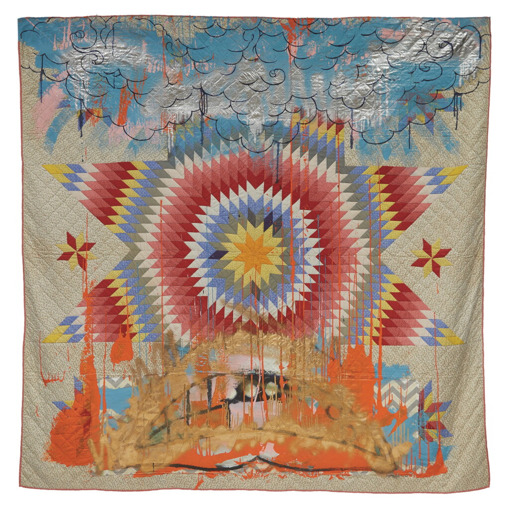 View full screen - View 1 of Lot 453. SANFORD BIGGERS | QUILT #19 (ROCKSTAR).