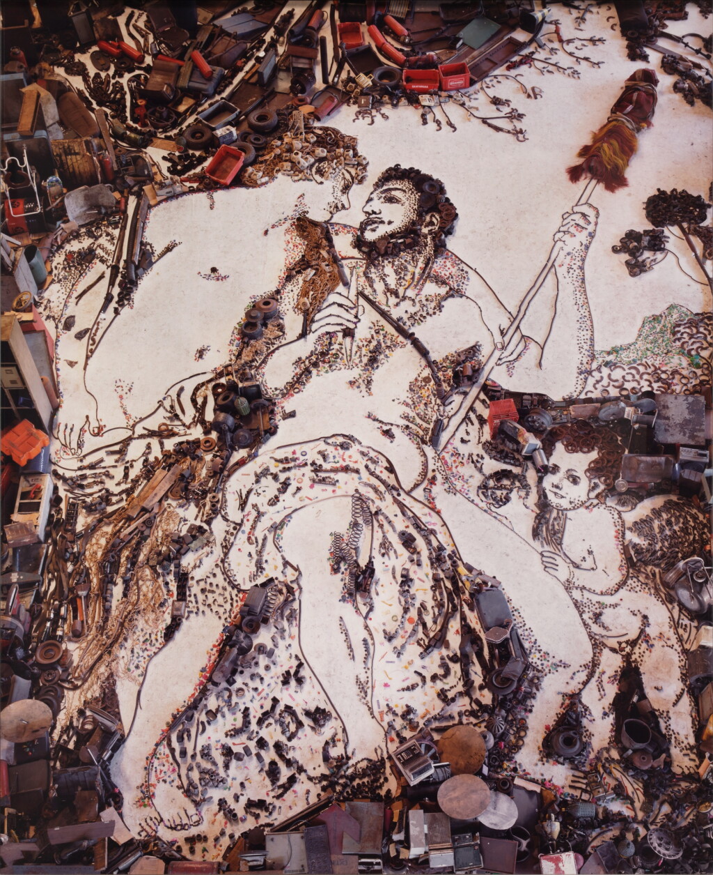 View full screen - View 1 of Lot 647. Hercules and Omphale (Detail), after François Lemoyne (from Pictures of Junk).