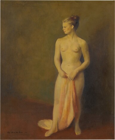 View full screen - View 1 of Lot 28. Nude with Scarf.