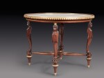 A Directoire Style Gilt Bronze-Mounted Mahogany Guéridon, Second Half 19th Century