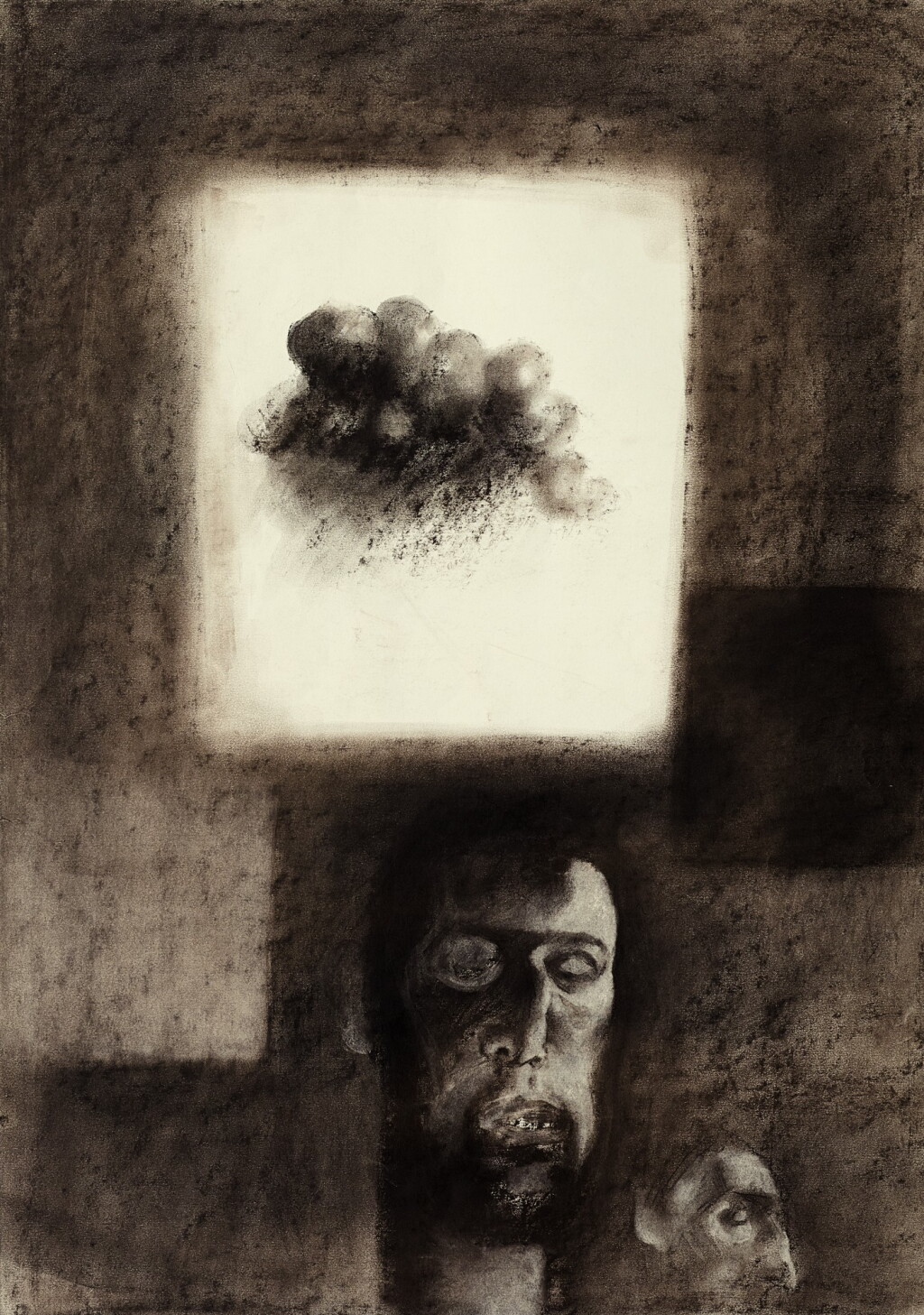 View full screen - View 1 of Lot 534. ZHOU CHUNYA 周春芽 | PORTRAIT AND CLOUD 肖像之雲.