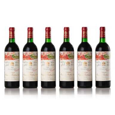 View full screen - View 1 of Lot 100. Château Mouton Rothschild 1989 (12 BT).