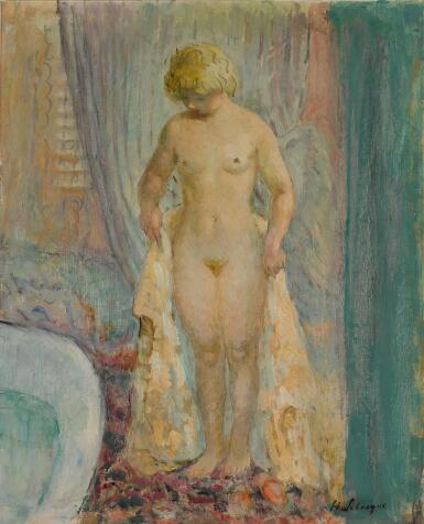 View full screen - View 1 of Lot 619. Nu blond à la baignoire.