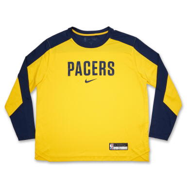 View full screen - View 1 of Lot 95. Ben Sheppard Indiana Pacers 2025 NBA Finals Game Worn Warmup Top | Game 2.