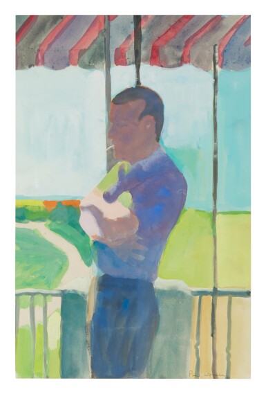 View full screen - View 1 of Lot 121. Man with a Cigarette.