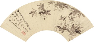 View full screen - View 1 of Lot 6087. 惲壽平 梨花|Yun Shouping, Pear Blossom.