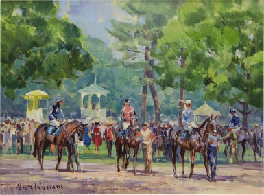 View full screen - View 1 of Lot 5. PETER WILLIAMS | IN THE PADDOCK.