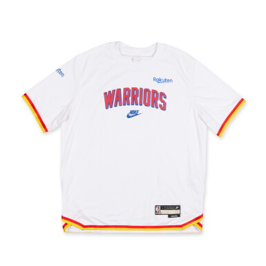 View full screen - View 1 of Lot 58. Brandin Podziemski Golden State Warriors 2024-2025 Game Worn Classic Edition Warmup Top.