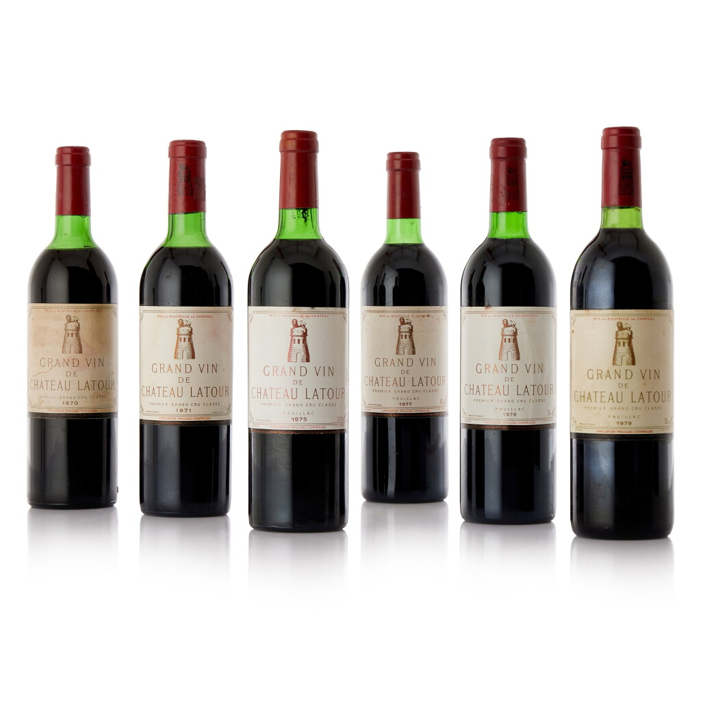 View full screen - View 1 of Lot 6254. Château Latour 1970s Vertical (8 BT).