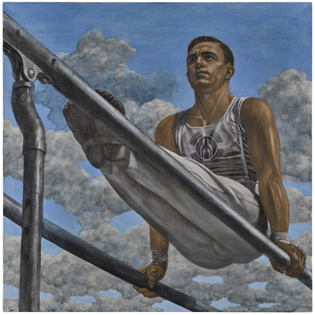 View full screen - View 1 of Lot 86. Georgy Gurianov, May Day, 2003, acrylic on canvas, 60 by 60.